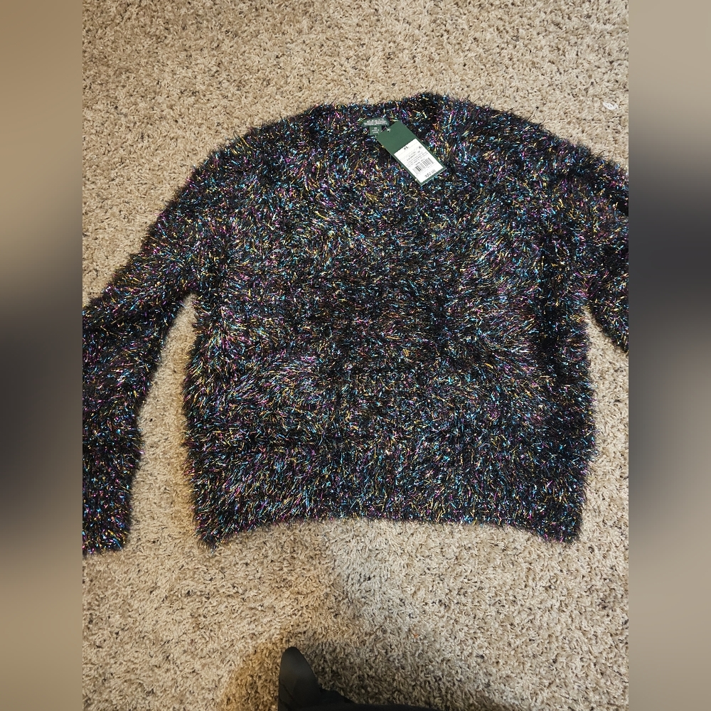 Wild fable tinsel sweater nwt size xs